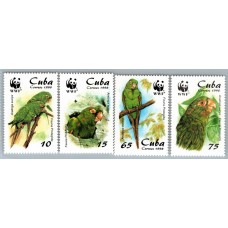 WWF CUBA SERIE COMPLETA DE ESTAMPILLAS NUEVAS MINT RARA 